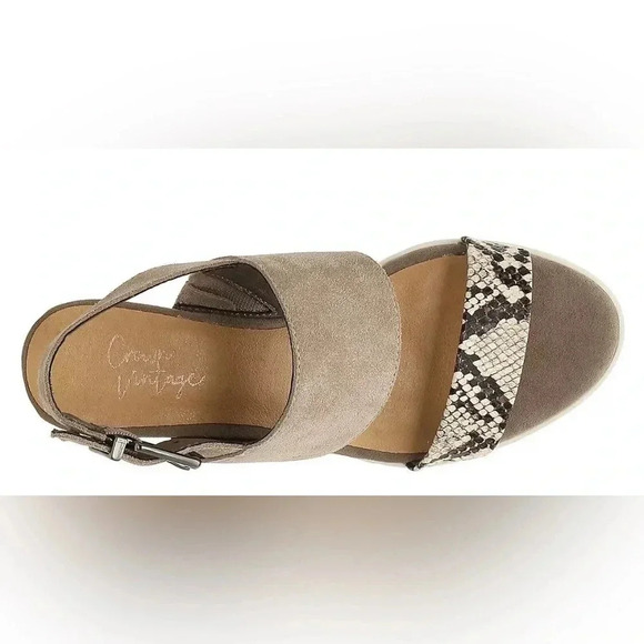 New Animal print wedge sandal Size 8 with box - Picture 12 of 13